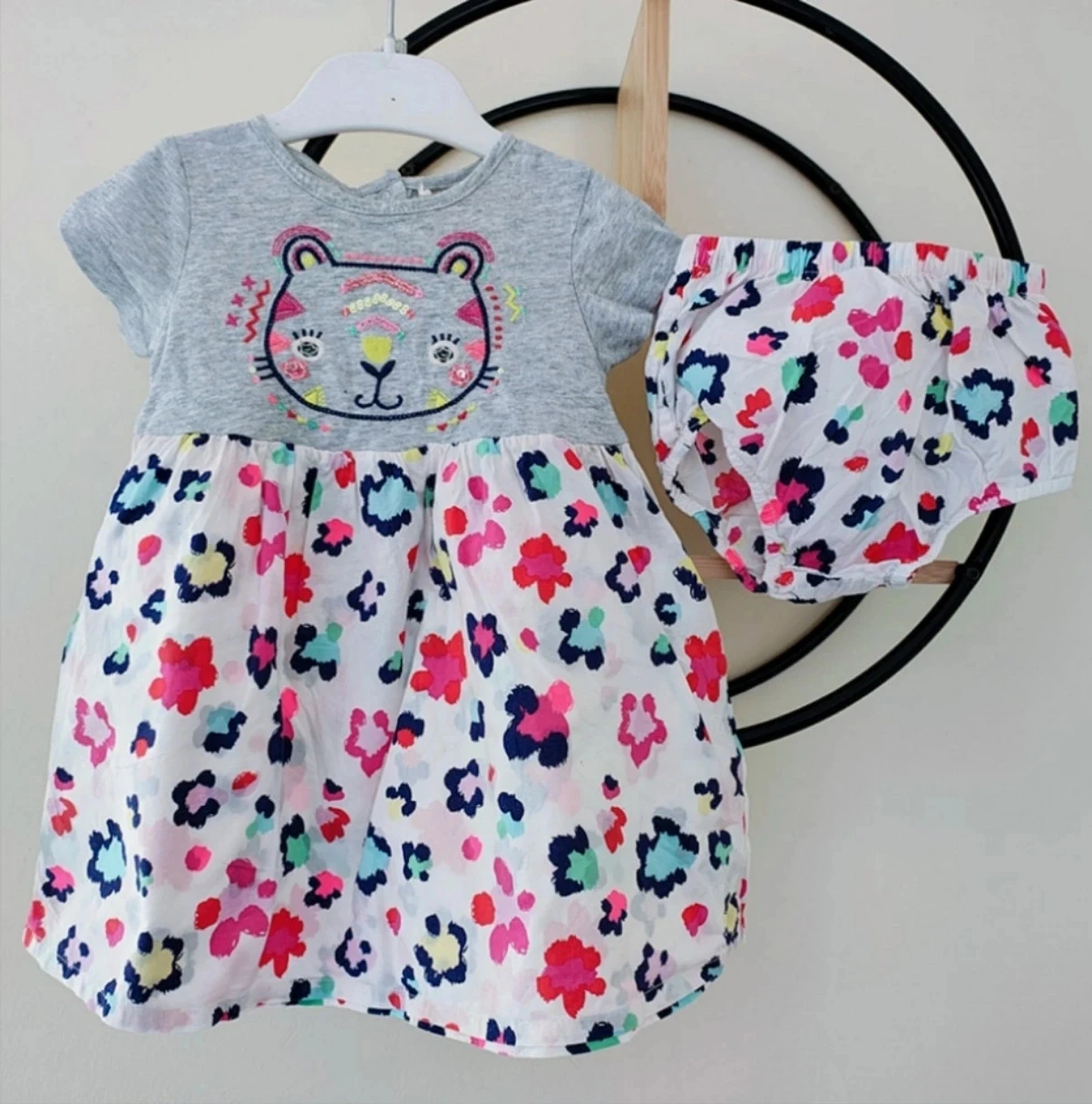 12 mois robe été+ bloomer dpam du pareil au même